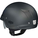 HJC IS-Cruiser Solid Men's Cruiser Helmets - Matte Black Rear View