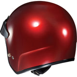 HJC CS-5N Solid Men's Cruiser Helmets - Wine Berry Rear View