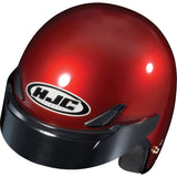 HJC CS-5N Solid Men's Cruiser Helmets - Wine Berry Detailed View