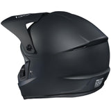 HJC CS-MX II Solid Adult Off-Road Helmets - Matte Black Rear View