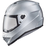 HJC DS-X1 Solid Men's Off-Road Helmets - Silver Side View
