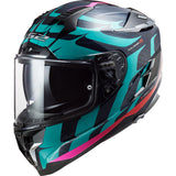 LS2 Challenger Carbon Flames Adult Street Helmets-327