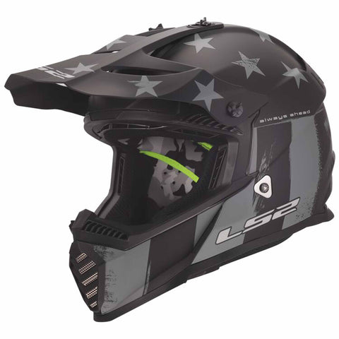 LS2 Gate II Battle Scar Youth Off-Road Helmets-437G