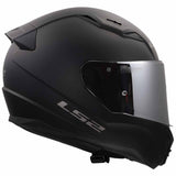 LS2 Centric Mirror Silver Shield Adult Street Helmets-810
