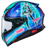 Shoei RF-1400 Hatsune Miku Adult Street Helmets-0101