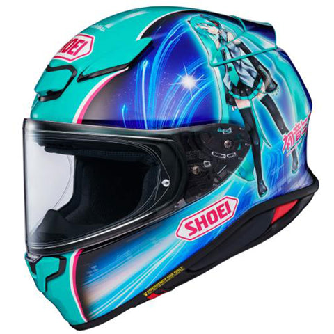 Shoei RF-1400 Hatsune Miku Adult Street Helmets-0101