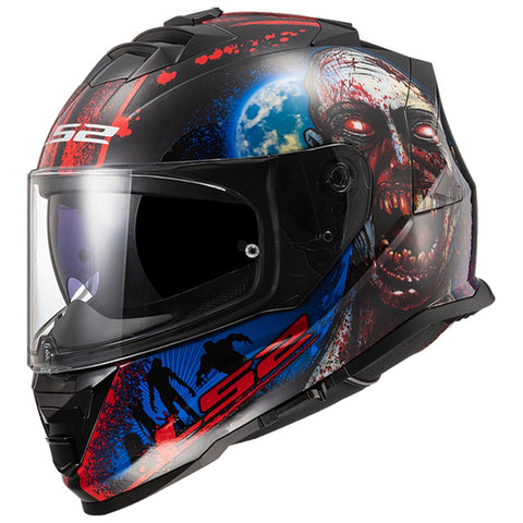 LS2 Assault I Heart Brains Full Face Adult Street Helmets-800