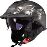 LS2 Rebellion Bones Half Adult Cruiser Helmets-590