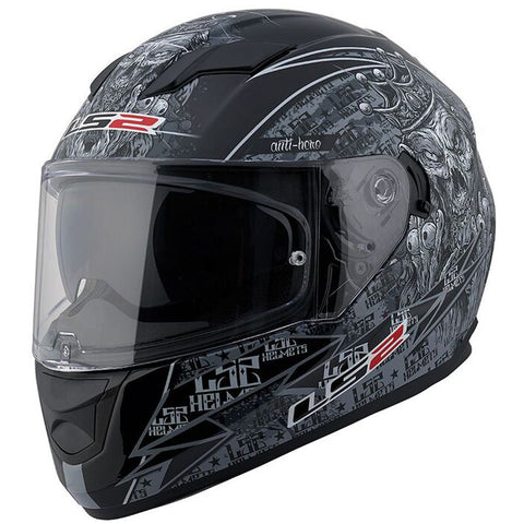LS2 Stream Anti-Hero Full Face Adult Street Helmets-328