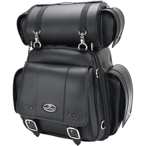 Saddlemen CD3600 with Roll Bag Adult Sissybar Bags-3515