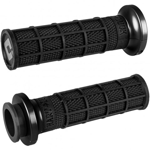 ODI V-Twin Lock-On Hart-Luck Signature Full Waffle Off-Road Hand Grips-206