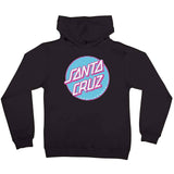 Santa Cruz Lined Dot MW Youth Girls Hoody Zip Sweatshirts-44251861