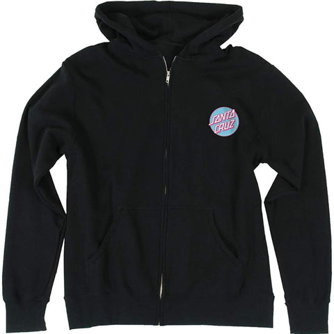 Santa Cruz Lined Dot MW Youth Girls Hoody Zip Sweatshirts-44251861