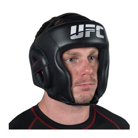 UFC Professional MMA Open Face Headgear Black Small
