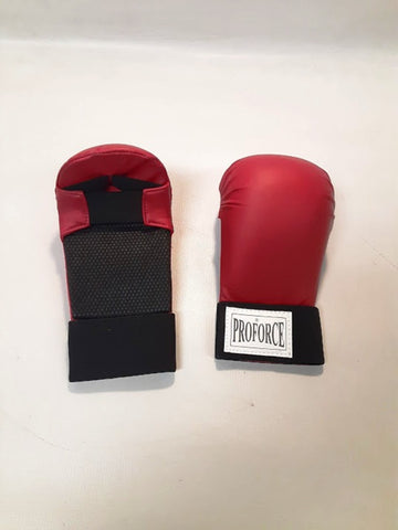 ProForce Deluxe Karate Gloves Red