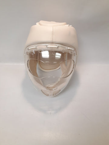 ProForce Headguard Headgear with Mask White Large