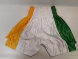 ProForce Thunder Satin Boxing Trunks Irish Flag Medium