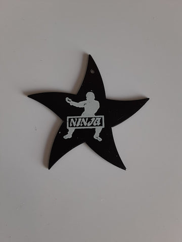 Ninja Star Mini Star Ninja Wave 5 Point Black 2.25"