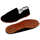 Kung Fu Shoes Brown Plastic Soles