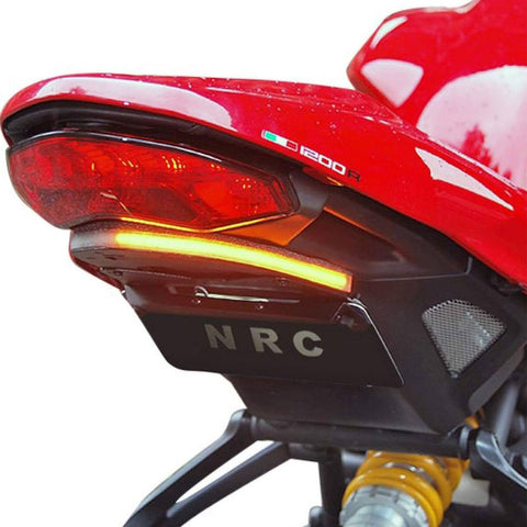 New Rage Cycles Ducati Monster 1200 R 2016 LED Fender Eliminator Tucked License Plate Bracket - Motorcycle Access-578773