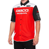100% Geico/Honda Blitz Men's Button Up Short-Sleeve Shirts-956182