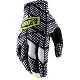 100% Celium 2 Men's Off-Road Gloves - Code Black / White