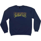 Creature Logo Outline Crew Neck Midweight Men's Sweater Sweat-44252208