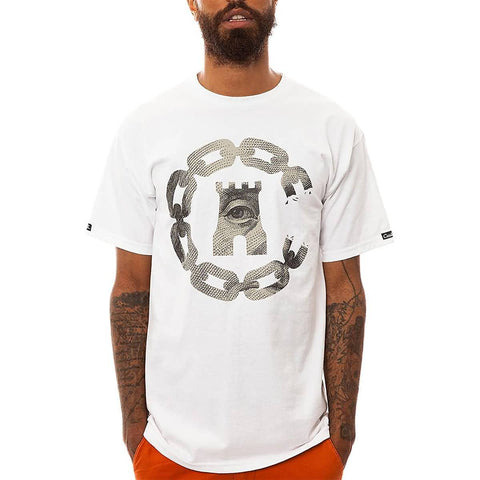 Crooks & Castles Currency Chain C Crew Men's Short-Sleeve Shirts-I1350708