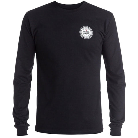 DC Circular Seal Men's Long-Sleeve Shirts - Black