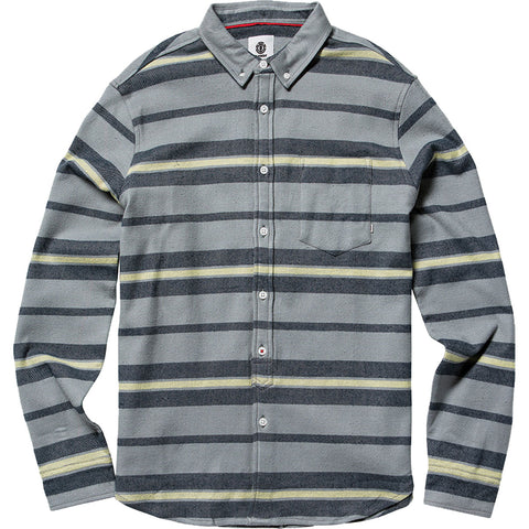 Element Pollock Men's Button-Up Long-Sleeve Shirts-M509GPOL
