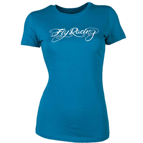 Fly Racing Logo Women's Short-Sleeve Shirts-356
