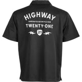 Highway 21 Halliwell Work Men's Button Up Short-Sleeve Shirts-489