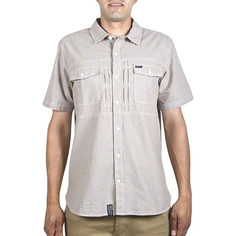 LRG Up Rooted Woven Men's Button Up Short-Sleeve Shirts-E132009