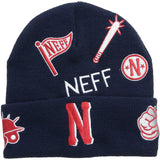Neff Sportmanship Men's Beanie Hats - Black/Gold