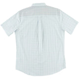 O'Neill Check Men's Button Up Short-Sleeve Shirts - Dusty Blue