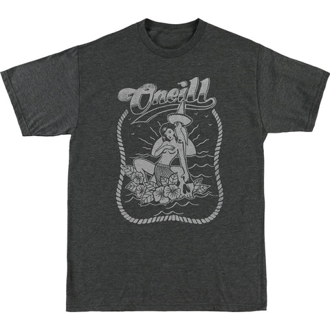 O'Neill Hasta Men's Short-Sleeve Shirts - Heather Black