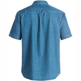 Quiksilver Corsair Men's Button Up Short-Sleeve Shirts - Indigo