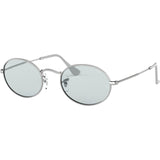Ray-Ban Oval Solid Evolve Adult Lifestyle Polarized Sunglasses-0RB3547