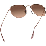 Ray-Ban Hexagonal Flat Lenses Adult Aviator Sunglasses-