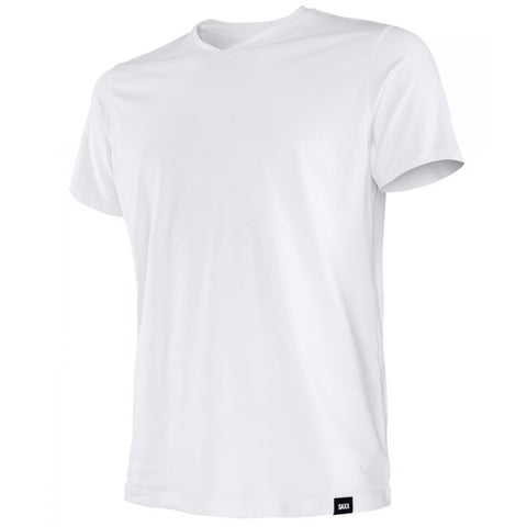 Saxx 3 Six Five V Neck Men's Short-Sleeve Shirts - White
