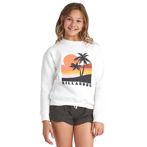 Billabong Retro Sunset Youth Girls Sweater Sweatshirts-G6531BRE