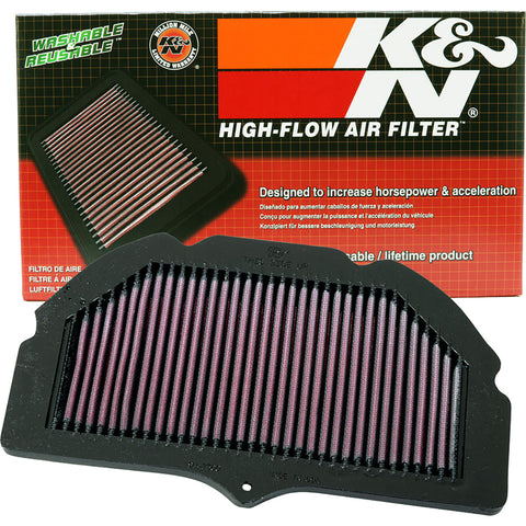 K&N SU-7500 High Flow Replacement Air Filter Trapezoidal Motorcycle Acccessories-SU-7500