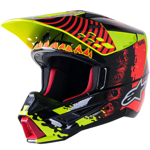 Alpinestars Supertech M5 Solar Flare Adult Off-Road Helmets-0110