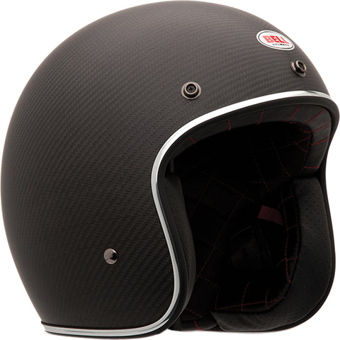 Bell Custom 500 Carbon Solid Adult Cruiser Helmets-7062319