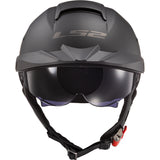 LS2 Rebellion Solid Half Adult Cruiser Helmets-590