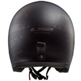 LS2 Spitfire Black Flag Open Face Adult Cruiser Helmets-599