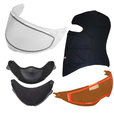 LS2 Stream Dual Lens Snow Shield Upgrade Kit Helmet Accessories-03-379