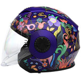 LS2 Verso Flora Brasil Open Face Women's Adult Cruiser Helmets-570