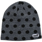 Neff Polka Women's Beanie Hats - Charcoal/Black