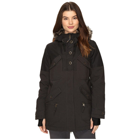 O'Neill Clip Women's Snow Jackets - Black Out
